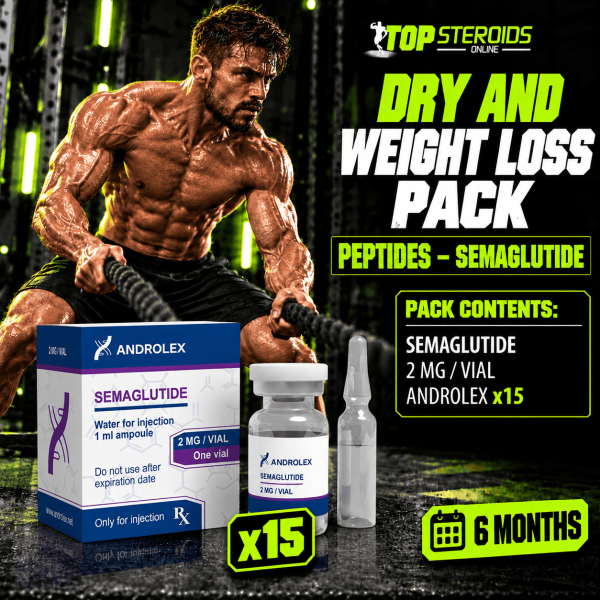 Pack Peptides Perte de poids – Semaglutide (6 mois) - ANDROLEX