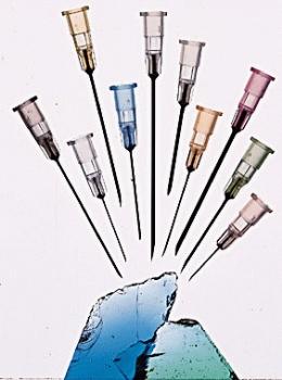 Steroid injection needles